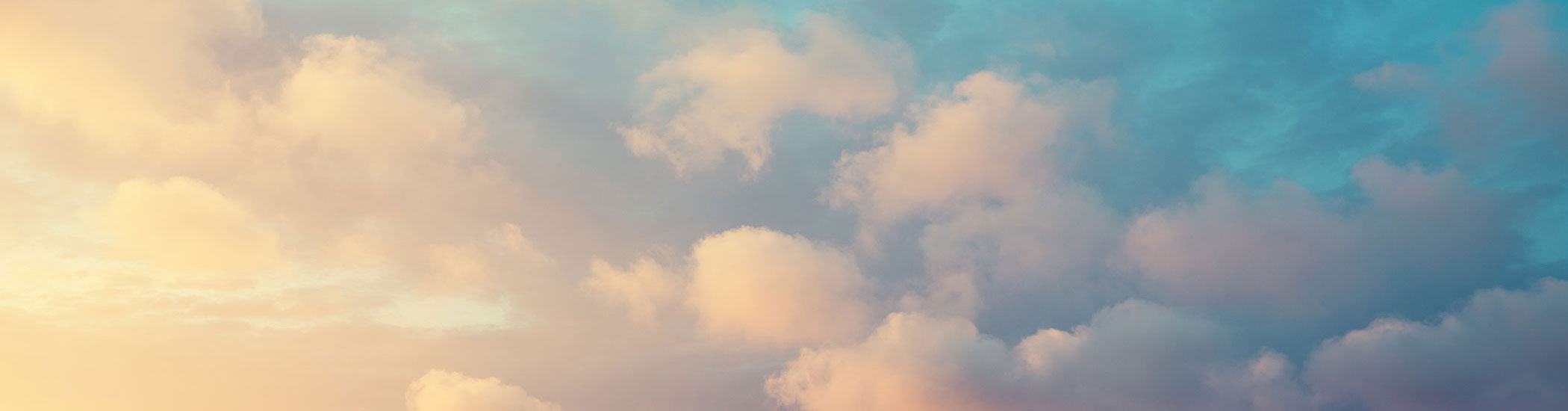 Sky with colorful clouds